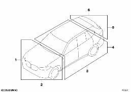 提示牌 diagram for BMW X5 G05 25dX