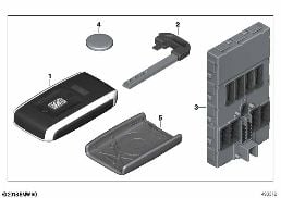 Télécommande radio diagram for BMW Rolls-Royce Cullinan RR31 Cullinan