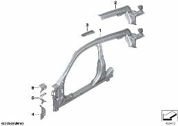 SIDE FRAME SECTION, CENTER