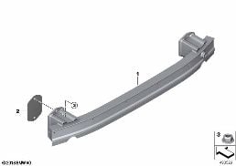 CARRIER, REAR diagram for BMW 8 Series G14 Convertible 840dX