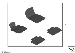 INDIVIDUAL FLOOR MATS, KA552