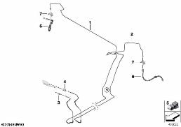BRAKE PIPE REAR diagram for BMW X7 G07 LCI 40iX