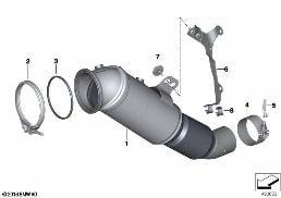 ENGINE-SIDE CATALYTIC CONVERTER