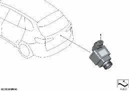 REVERSING CAMERA diagram for BMW 3 Series G80 M3 M3