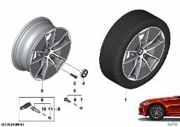 BMW LA WHEEL TURBINE STYLING 773 - 16