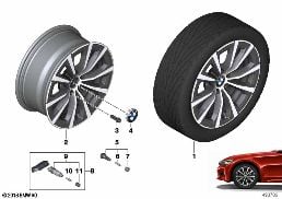 BMW LA WHEEL V-SPOKE 775 - 17