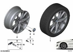 BMW LA WHEEL V-SPOKE 776 - 17