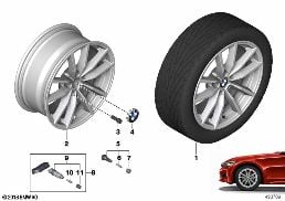 BMW LA WHEEL V-SPOKE 778 - 17