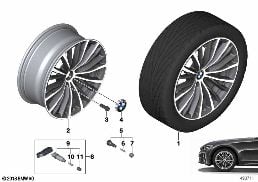 BMW LA WHEEL MULTI-SPOKE 781 - 18