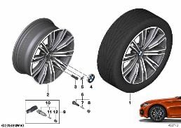 BMW LA WHEEL DOUBLE SPOKE 790M - 18