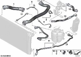 COOLING SYSTEM COOLANT HOSES