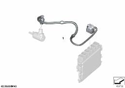 WIRING LOOM, ENG., VALVETRONIC SERVOMTR diagram for BMW 3 Series G20 Sedan 320i