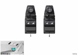 OPERATING UNIT, SWITCH MODULE, DOOR diagram for BMW 4 Series G22 Coupé LCI 430i