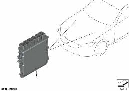 BASE CONTROL MODULE DME 88T0 diagram for BMW 8 Series G14 Convertible M850iX
