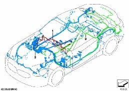 MAIN WIRING HARNESS, DUPLICATE diagram for BMW Z4 G29 30i
