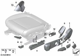 SEAT, FRONT, SEAT TRIM, MANUAL