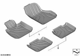FLOORLINER diagram for BMW X1 F48 20dX