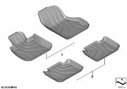 FLOORLINER diagram for BMW X2 F39 18d