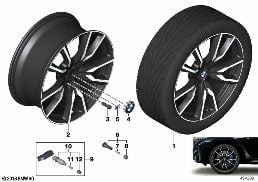 BMW LA WHEEL V-SPOKE 755M - 22