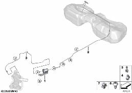 FUEL SUPPLY/PUMP/TUBING diagram for BMW 3 Series G21 Touring 320d