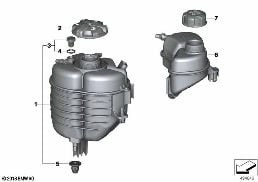 EXPANSION TANK diagram for BMW 4 Series G22 Coupé 430dX