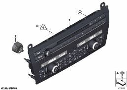 A/C CONTROL PANEL diagram for BMW 6 Series F06 Gran Coupé 640dX