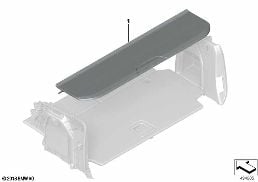 Ablegeboden diagram for BMW X7 G07 LCI 40iX