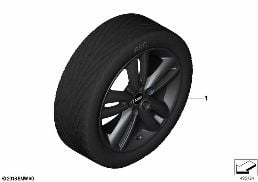 Obr. MINI st. le. Track Spoke 562 - 17'' diagram for BMW MINI F55 Cooper