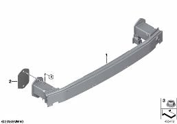 CARRIER, REAR diagram for BMW 3 Series G21 Touring LCI 320d