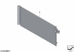 CONDENSER AIR CONDITIONING diagram for BMW 3 Series G21 Touring 320d