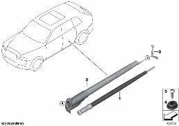 Schermkoker diagram for BMW Rolls-Royce Cullinan RR31 Cullinan