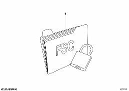 ENABL.CODE RETROFIT.SDARS FOR HEAD UNIT diagram for BMW 3 Series F30 LCI 330iX