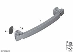 Drager achter diagram for BMW Rolls-Royce Cullinan RR31 Cullinan