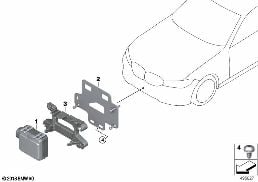 FRONT RADAR SENSOR diagram for BMW 4 Series G22 Coupé 430i