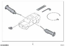 Système de fermeture à clé unique / clés diagram for BMW Rolls-Royce Cullinan RR31 Cullinan