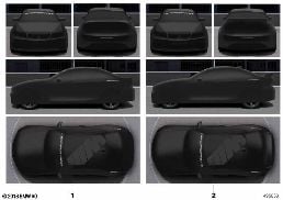 M Performance iç mekan araç koru. örtü diagram for BMW 5 Series F90 M5 LCI M5 CS