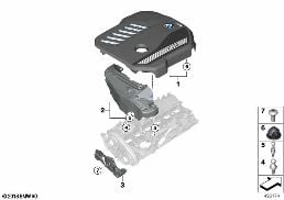 ENGINE ACOUSTICS diagram for BMW 5 Series G30 LCI 545eX
