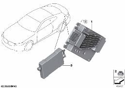 RECEIVER AUDIO MODULE diagram for BMW 3 Series G20 Sedan 320dX