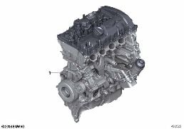 SHORT ENGINE diagram for BMW 3 Series G20 Sedan LCI 330e
