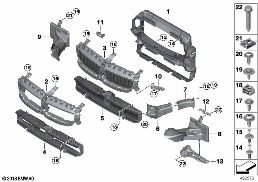 AIR DUCTS diagram for BMW 3 Series G21 Touring LCI 320d