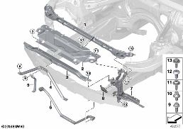 FRONT PANEL diagram for BMW 3 Series G21 Touring LCI 320d