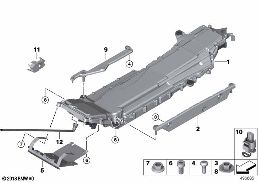 Sistema eletrón. das máq.elétricas (EME) diagram for BMW 5 Series F10 LCI Hybrid 5