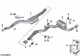 EXHAUST SYSTEM, REAR