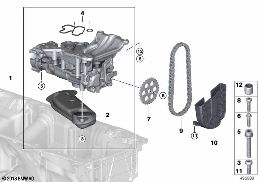LUBRICATION SYSTEM/OIL PUMP WITH DRIVE