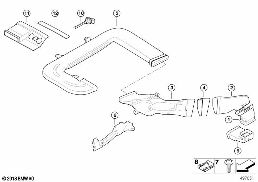 Αεραγωγός diagram for BMW 7 Series E66 740Li