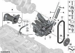 LUBRICATION SYSTEM/OIL PUMP WITH DRIVE