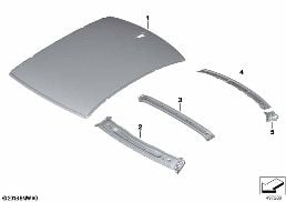 ROOF diagram for BMW 3 Series G20 Sedan 330d