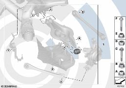 REPAIR KIT FOR BALL JOINT diagram for BMW 4 Series F32 435iX