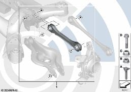 REPAIR KIT FOR WISHBONE diagram for BMW 4 Series F32 435iX