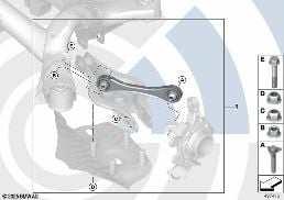 REPAIR KIT, CONTROL ARM diagram for BMW 4 Series F32 435iX